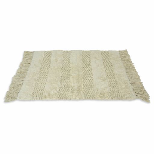 [AAB974.0] ALFOMBRA ALGODÓN NATURAL CON FLECOS - eCommerce 5