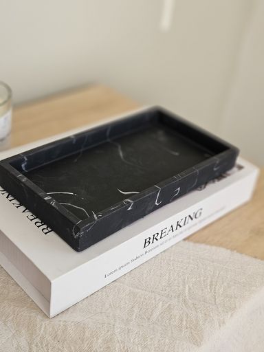 [AAG333] BANDEJA MARMOL NEGRO RECTANGULAR 21X12 - eCommerce 4
