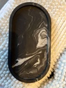 [AAG174] BANDEJA OVALADA SIMIL MARMOL NEGRO - eCommerce 3