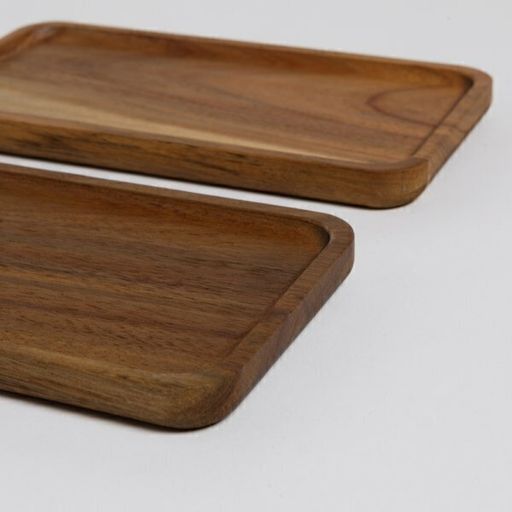 [AAF742] BANDEJA RECTANGULAR DE ACACIA 20X11 CM - eCommerce 4