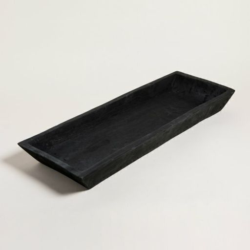 [AAF089] BANDEJA RECTANGULAR DECO KIRI NEGRO - eCommerce 5