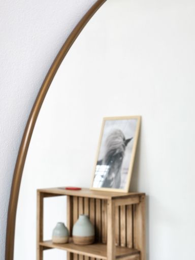 ESPEJO ARCO 180X70 DORADO