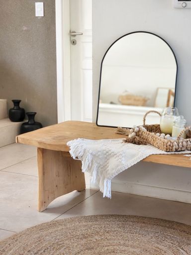 ESPEJO ARCO 50X60 DORADO