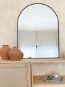 ESPEJO ARCO 80X60 NEGRO
