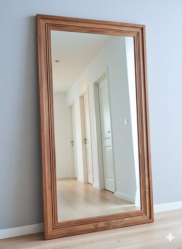 ESPEJO DOBLE MARCO 80X170 Madera