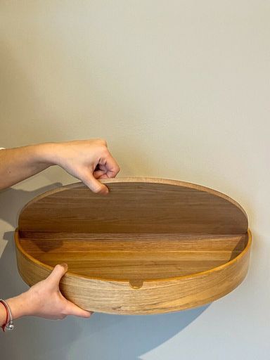 ESTANTE FLOTANTE CON CAJON KOBE