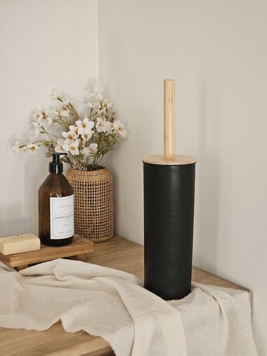 Escobilla Mango Bamboo Negro