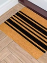 FELPUDO DE COCO RECTANGULAR RAYADO 40X60