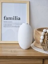 FLORERO GRES XL NEGRO