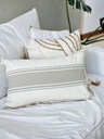 FUNDA DE ALMOHADON BERMEO TUSSOR CRUDO-BEIGE 60X40