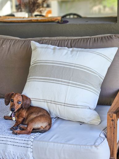 FUNDA DE ALMOHADON BERMEO TUSSOR CRUDO-BEIGE 60X60