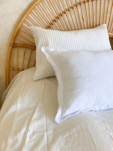 FUNDA DE ALMOHADON GASA 50X50- OFF WHITE