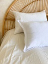 FUNDA DE ALMOHADON GASA 50X50- OFF WHITE