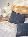FUNDA DE ALMOHADON GASA 50X70- GRIS ELEFANTE