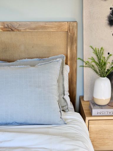 FUNDA DE ALMOHADON GASA 50X70- GRIS PERLA