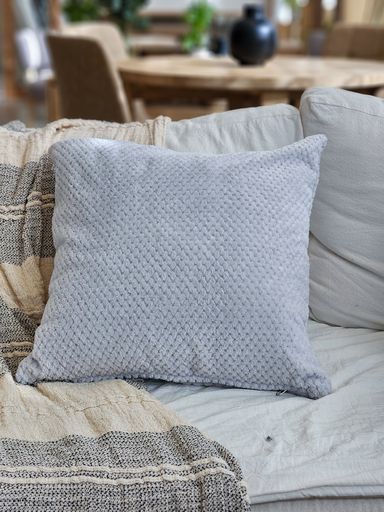 FUNDA DE ALMOHADON LILO GRIS PERLA 50X50