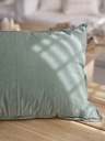 FUNDA DE ALMOHADON TUSSOR VERDE MUSGO 50X70