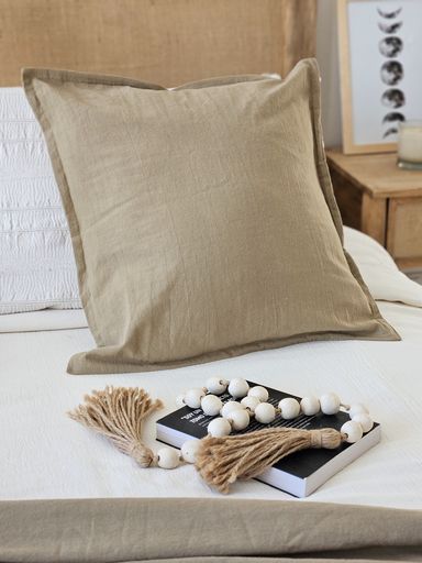 FUNDA DE ALMOHADON TUSSOR VISON 50X70