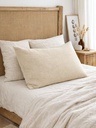 FUNDA WAFFLE 50X70 - NATURAL ALMOHADON