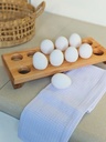 HUEVERA DE MADERA 6 HUEVOS