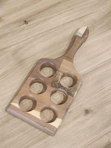 HUEVERA DE MADERA CHICA 28X11 CM