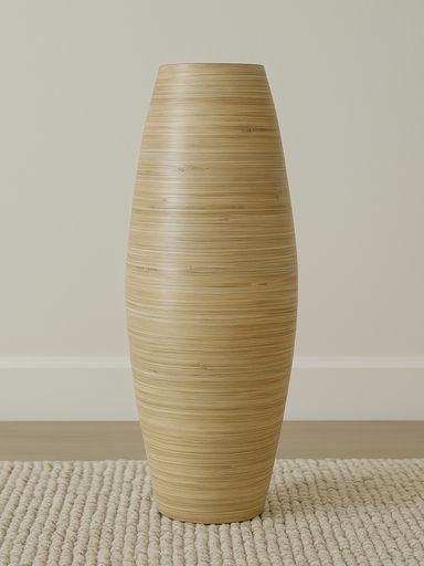 JARRON ELIPSE BAMBOO 20X60 CM
