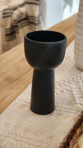 JARRONES TRIPLE T - NEGRO 1