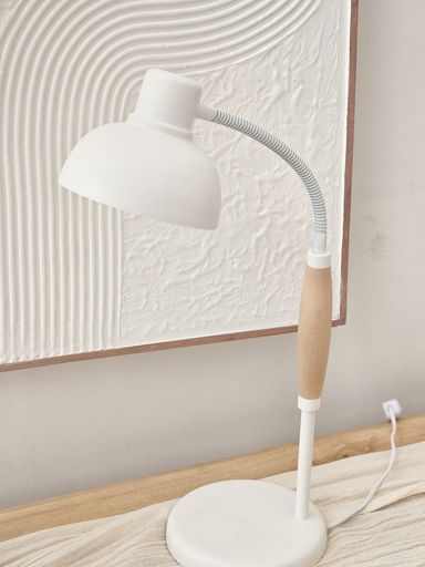LAMPARA PIXAR MADERA BLANCO