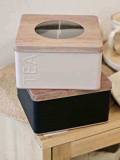 LATA DE TÉ NORDICA NEGRO