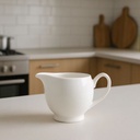 LECHERA DE PORCELANA BLANCA