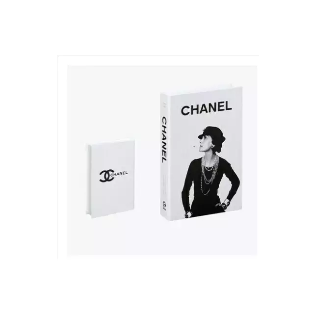 LIBRO CAJA DECORATIVO 26X17 CM Chanel