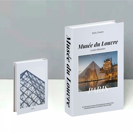 LIBRO CAJA DECORATIVO 26X17 CM Musee Du Luvre