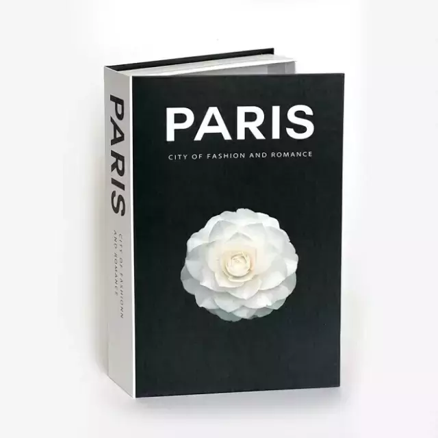 LIBRO CAJA DECORATIVO 26X17 CM Paris
