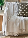 MANTA THROW BLANCO 125X150