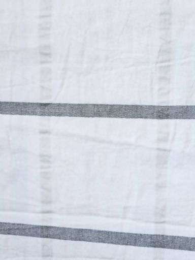 MANTEL CUADROS GRIS Y BEIGE 250X150