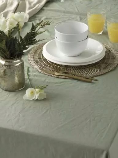 MANTEL VERDE MALVA 300X140