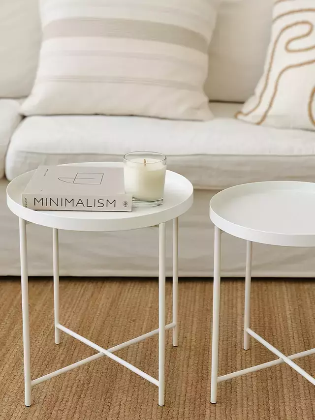 MESA RATONA CHAPA BLANCA 40,5 CM