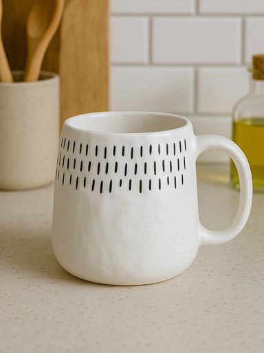 MUG DE PORCELANA GLENNA 390 ML