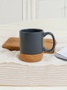 MUG GREY BASE DE CORCHO