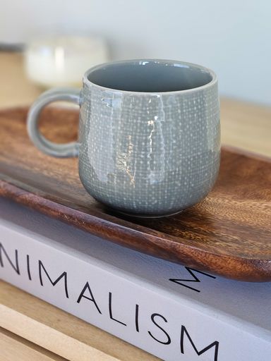 MUG KHADI GREY 280 ML