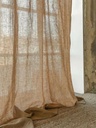PACK X2 CORTINA GASA BEIGE 210X140