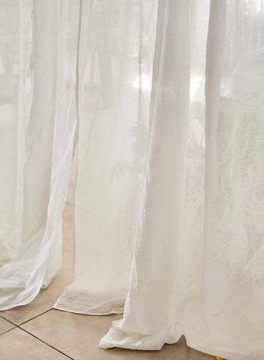 PACK X2 CORTINA GASA OFF WHITE X210