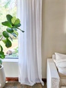 PACK X2 CORTINA GASA SIMIL LINO OFF WHITE 210X140