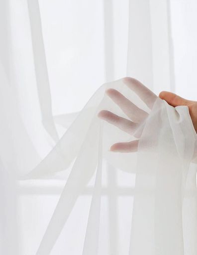 PACK X2 CORTINA VOILE HILO OFF WHITE 250X140
