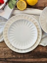 PLATO DE POSTRE EFESO CREAM 21 CM