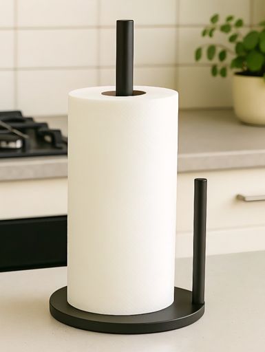 PORTA ROLLO BLACK IRON 18X31,7 CM
