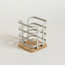 PORTA UTENSILIOS GRIS BASE BAMBOO