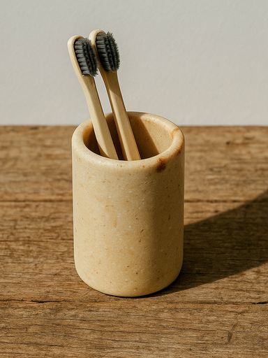 PORTACEPILLO SIMIL MARMOL BEIGE