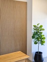 Panel Acustico Varillado Natural 2.44 Alto