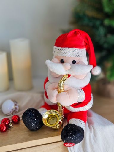 [AAH361] Papa Noel Musical Con Saxofon